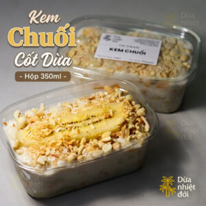 Kem Chuối Cốt Dừa