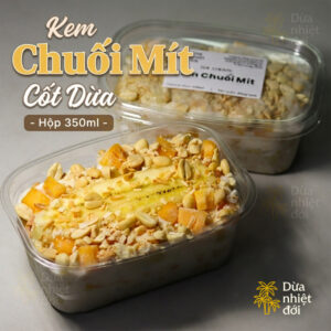 Kem Chuối Mít Cốt Dừa - Hộp 350ml