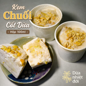 Kem Chuối Cốt Dừa